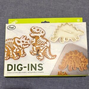 Fred Dinosaur Cookie Cutters & Stamps